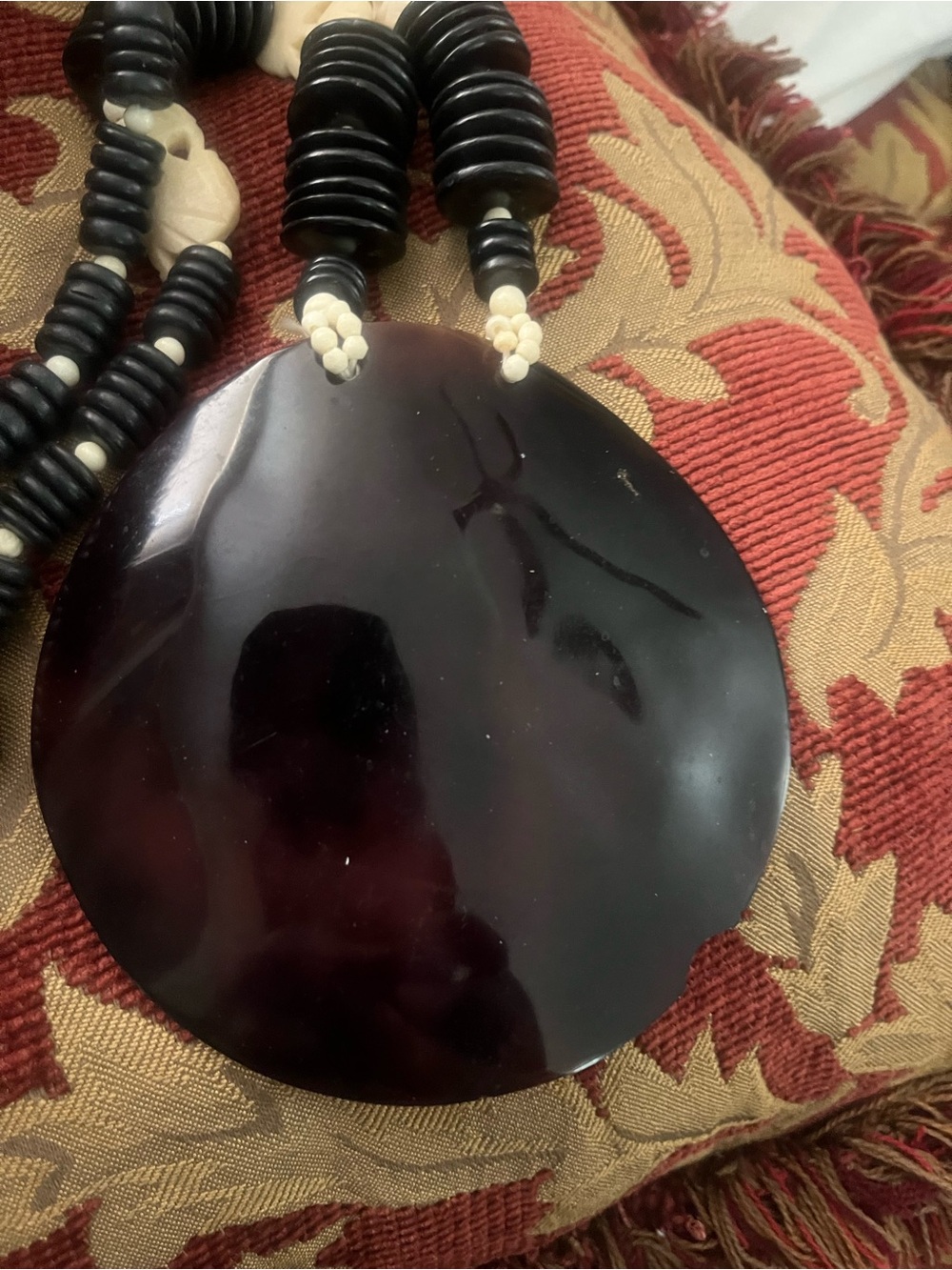 Vintage Greta Lynnggaard shell necklace